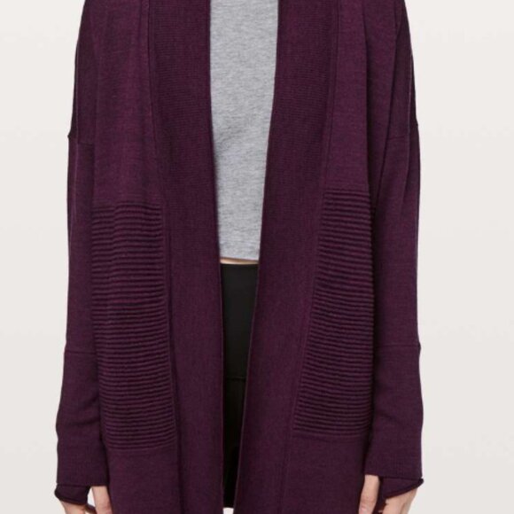15. Lululemon Sit In Lotus Wrap II Heathered Plum - Picture 1 of 6